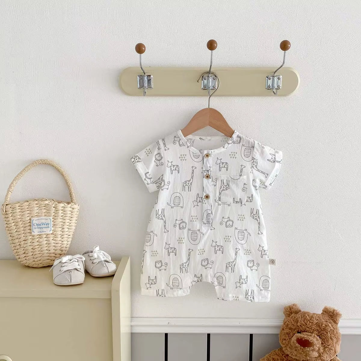 PlayPatch – Cartoon Cotton Romper for Babies