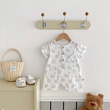 PlayPatch – Cartoon Cotton Romper for Babies