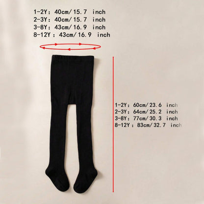 Cotton Knitted Baby Girl Tights